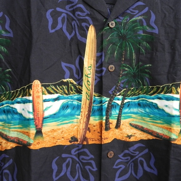 NWOT PARADISE STYLE Hawaiian Shirt, Size M,Vintage - Picture 3 of 8
